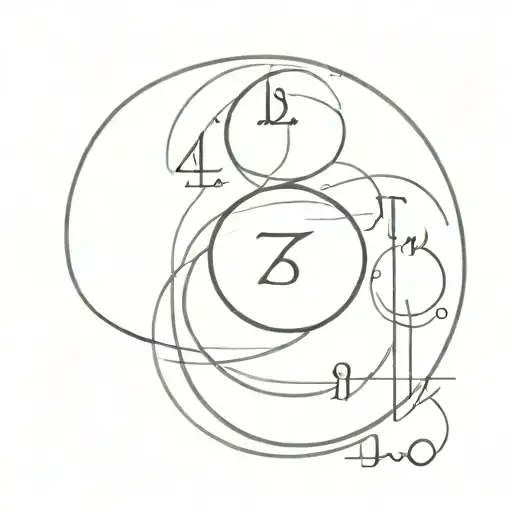 Circle Made By 4 Roman Numbers And Inside Circle To Infinity Written