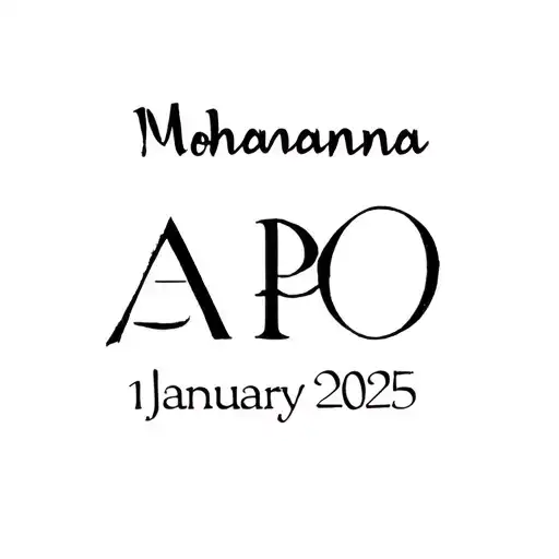 Names Mohanna And Apo Date 1 January 2025