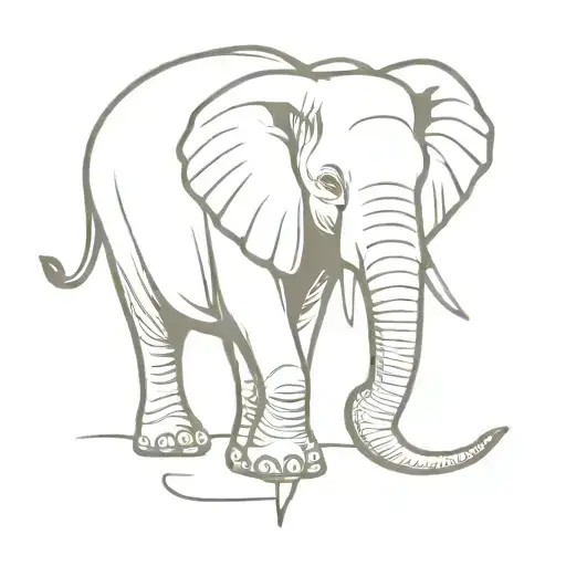 Elephant And Shoe