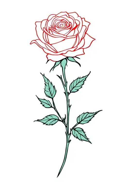 Fine Line Rose