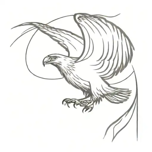 Golden Eagle Soaring Overhead From A Mountain With The Sun Directly Behind The Eagle