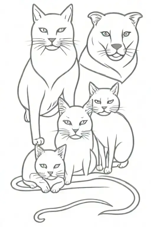 Cat Dog Family Karate