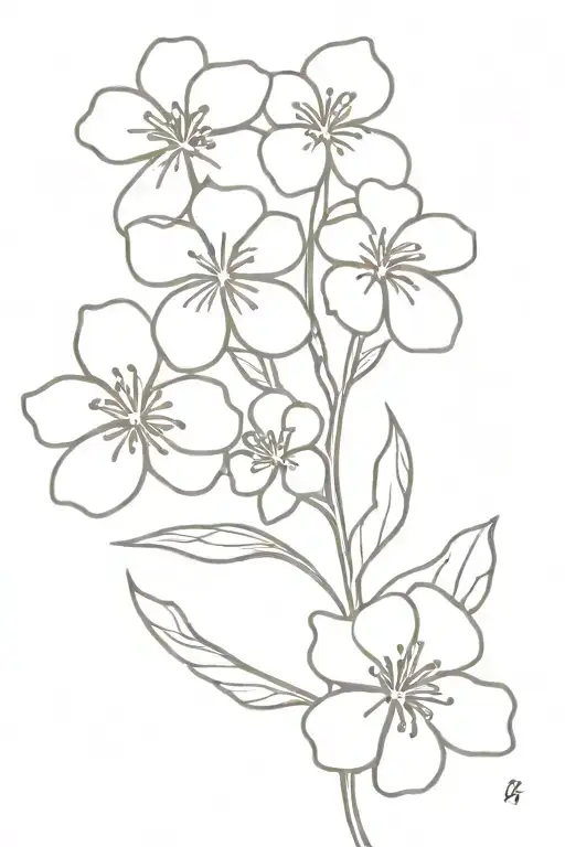 Forgetmenot Fine Line