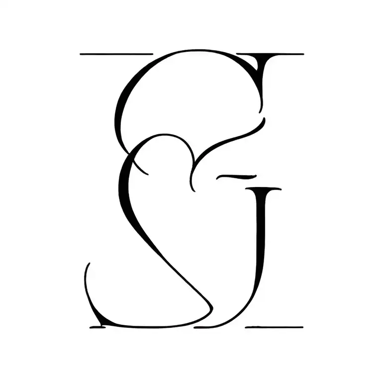 Intial G With A Heart