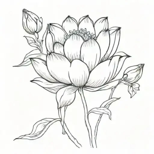 Lotus And Lavender Snowdrop Bouquet