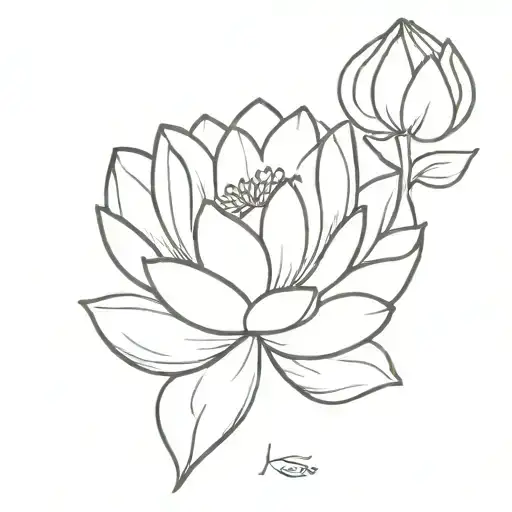 Perce Neige Lavande Lotus Flower Blooming