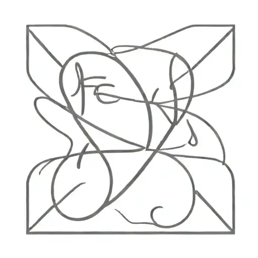 Fearless Text Symbol Intertwined