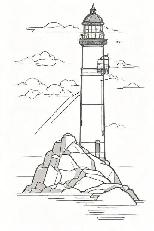 Lighthouse Rocks Sea