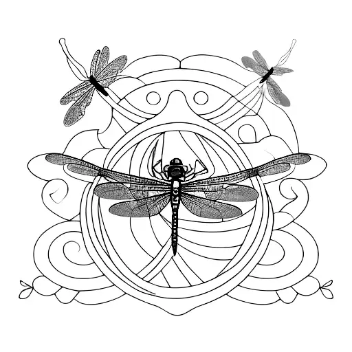 Dragonfly Mother Daughter Symbology