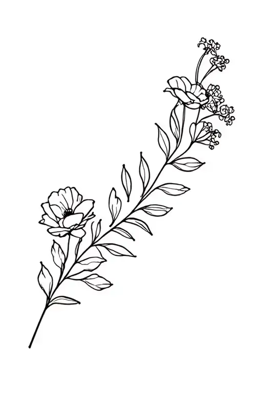 Small Fine Line Bouquet