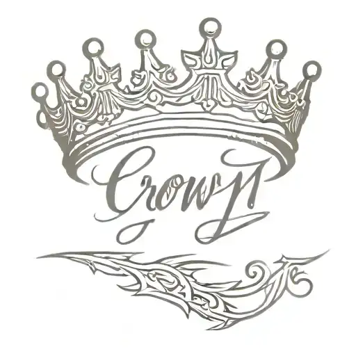 Crown Of King With Clifford Name Incorporated