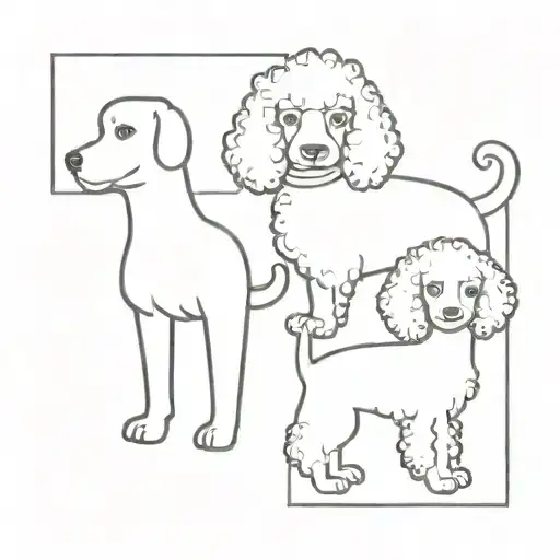 Cat And Dog Poodle