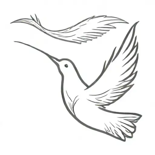 Estelle Infinite Feather Dove That Flies Away