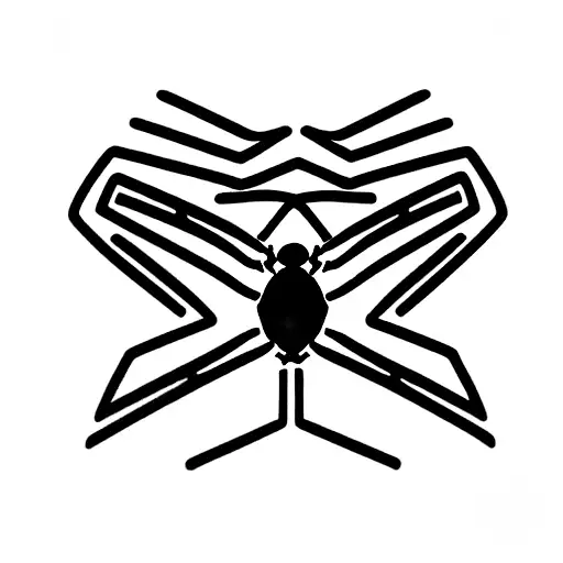 Cyber Y2k Metallic Spider With Purple Webs