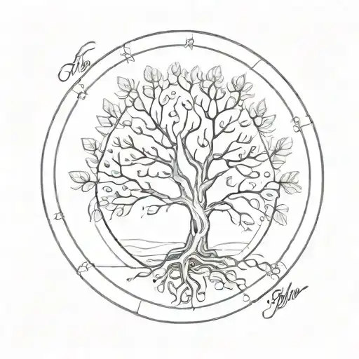 Tree In A Circle Spring