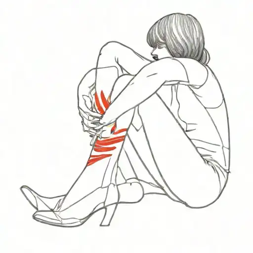 Red Line Pepper Wearing Pantyhose Like It's A Leg