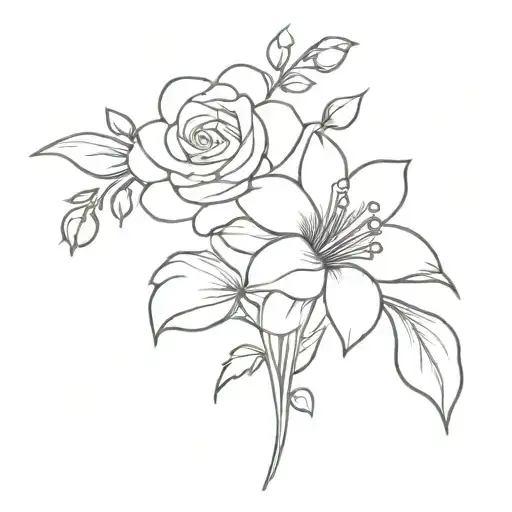 Don't Let The Hard Days Win With Rose Daisy And Lily Of The Valley