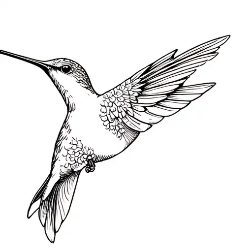 Fireworks Hummingbird Perched