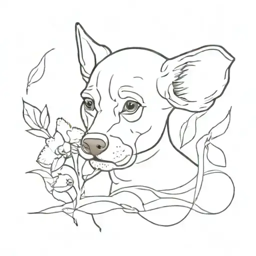 A Minimalist Line Drawing In Memory Of Grandpa