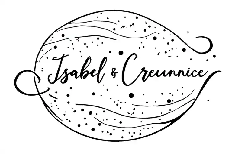 Galaxy With Name Isabel And Creunice