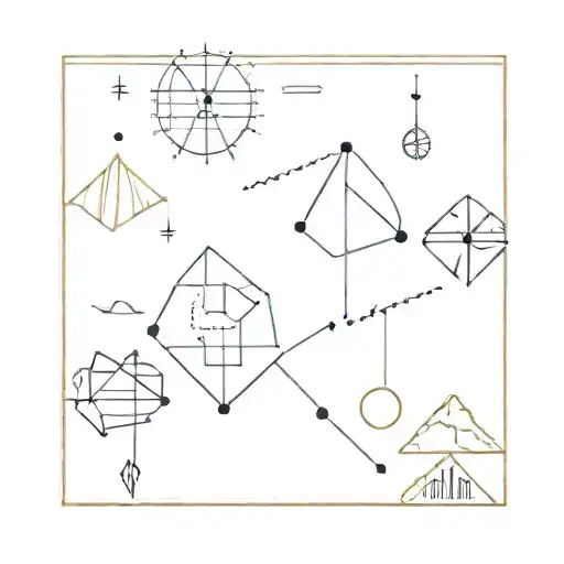 Incorporate The Coordinates Of A Meaningful Location In A Minimalist Design With Geometric Shapes