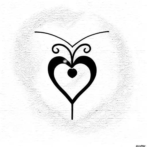 Tramp Stamp Heart From Nature