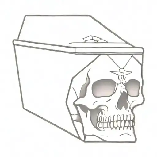Skull Coffin