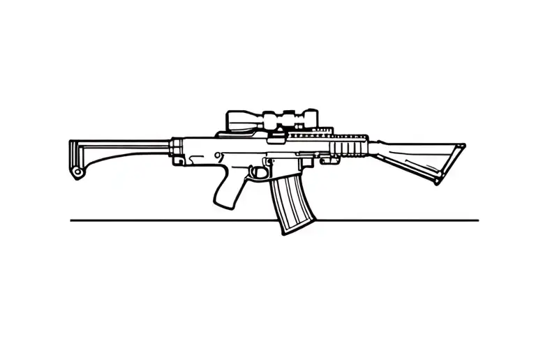 And 47 Assault Rifle