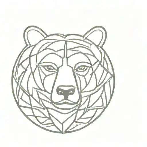 Bear Face Celtic Knots