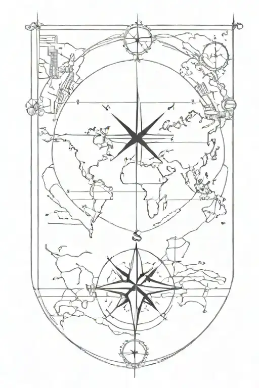 Compass World Map