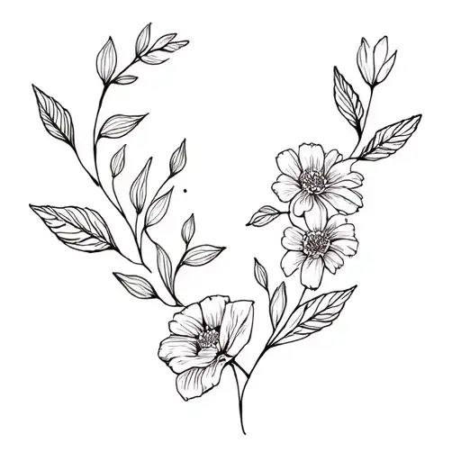 Daughter Birth Flowers