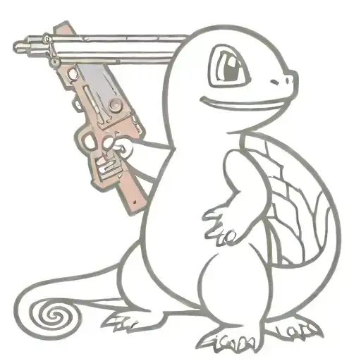 Charmander With Gun
