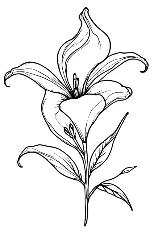 Calla Lilly And Rose