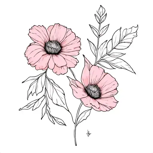 November & July Birth Flower