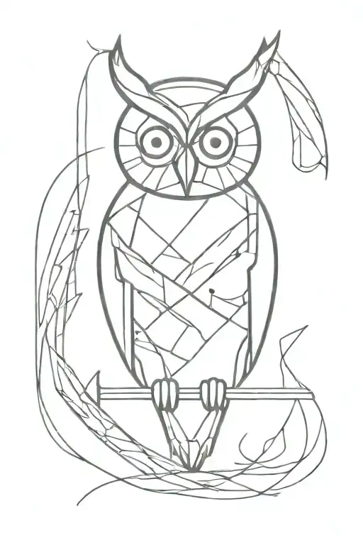 Abstract Owl