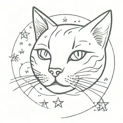 Starry Dreams Cat