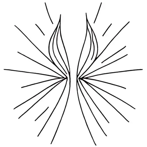 Twin Flame Shaped Rays