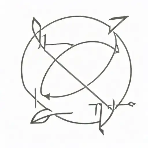 Infinity Arrow And Sign