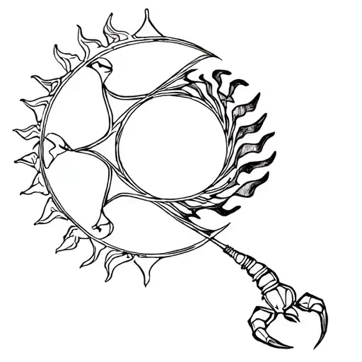 Sun God And Scorpion Made