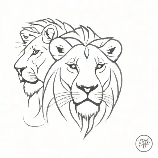 3 Lion Heads