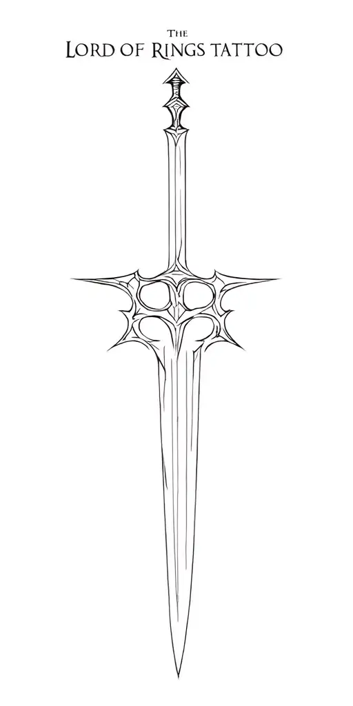 Lord Of The Rings Broken Sword