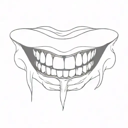 Baby Teeth Outline Face