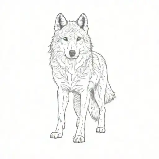 A Grey Wolf