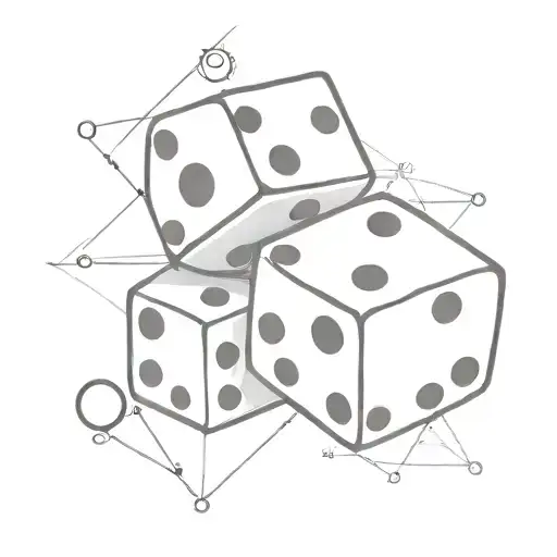 Dice Top View 6 Points