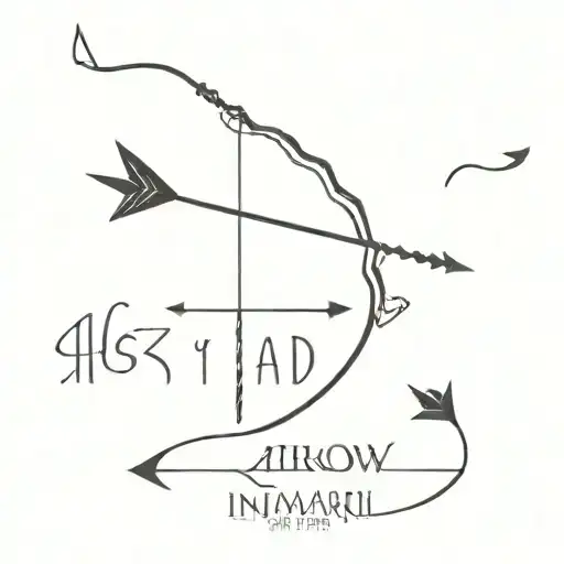 Arrow With Innamorarsi Written In It