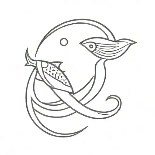 Shnae But The S Is A Fish Hook Intertwined