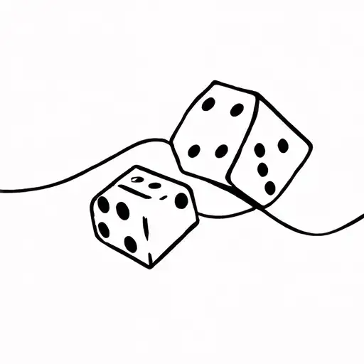 Two Dice Next To Eachother