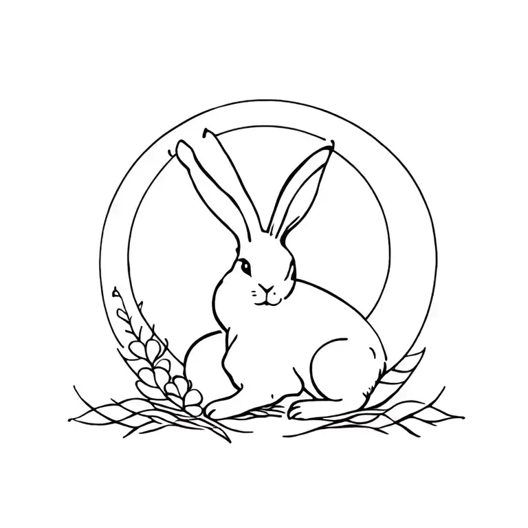 Virgo And Rabbit Surrounded