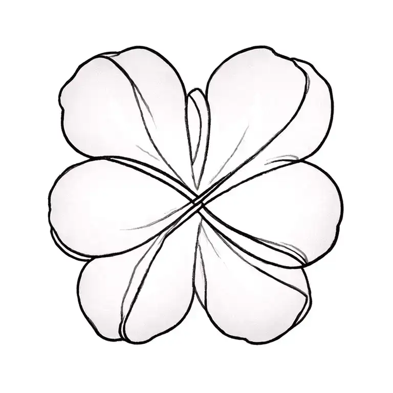 Infinity Sign Integrated In Freesia Flower