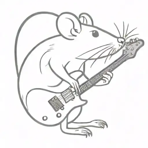 Cute Rat Platino Electric Guitar